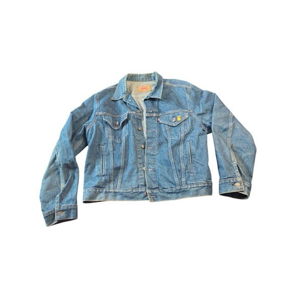 Levi's Jackets & Blazers - Vintage Levis Jean Type 3 Denim Trucker Jacket Made In USA  70506-0216 Size 48R